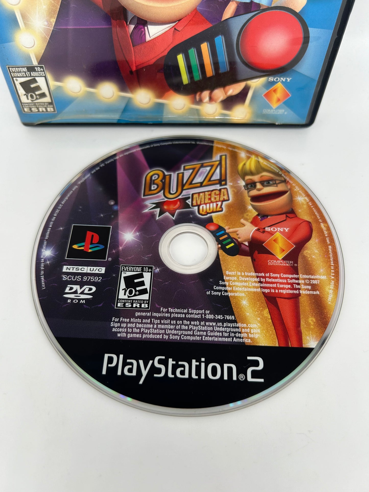 SONY PLAYSTATiON 2 [PS2] | BUZZ THE MEGA QUiZ