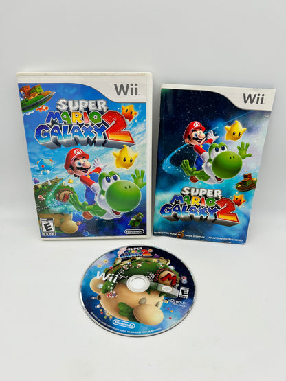 PiXEL-RETRO.COM : NINTENDO WII COMPLET CIB BOX MANUAL GAME NTSC SUPER MARIO GALAXY 2