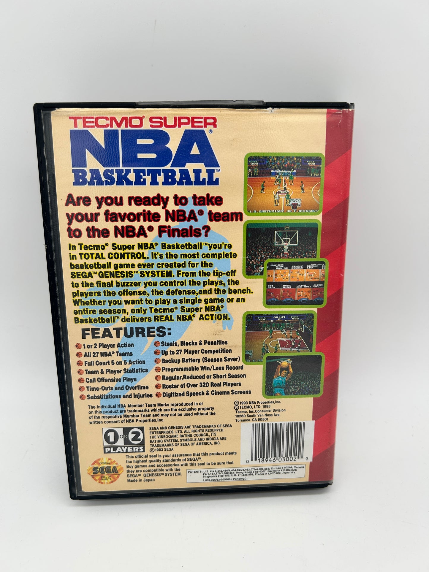 SEGA GENESiS | TECMO SUPER NBA BASKETBALL