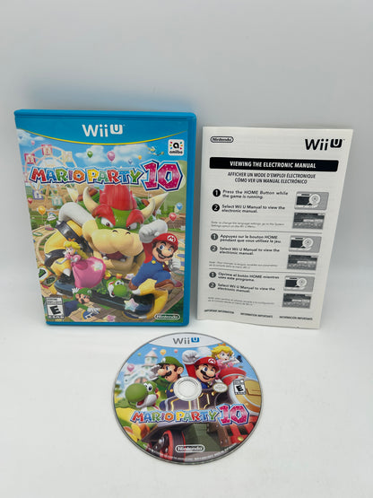 PiXEL-RETRO.COM : NINTENDO WII U COMPLET CIB BOX MANUAL GAME NTSC MARIO PARTY 10