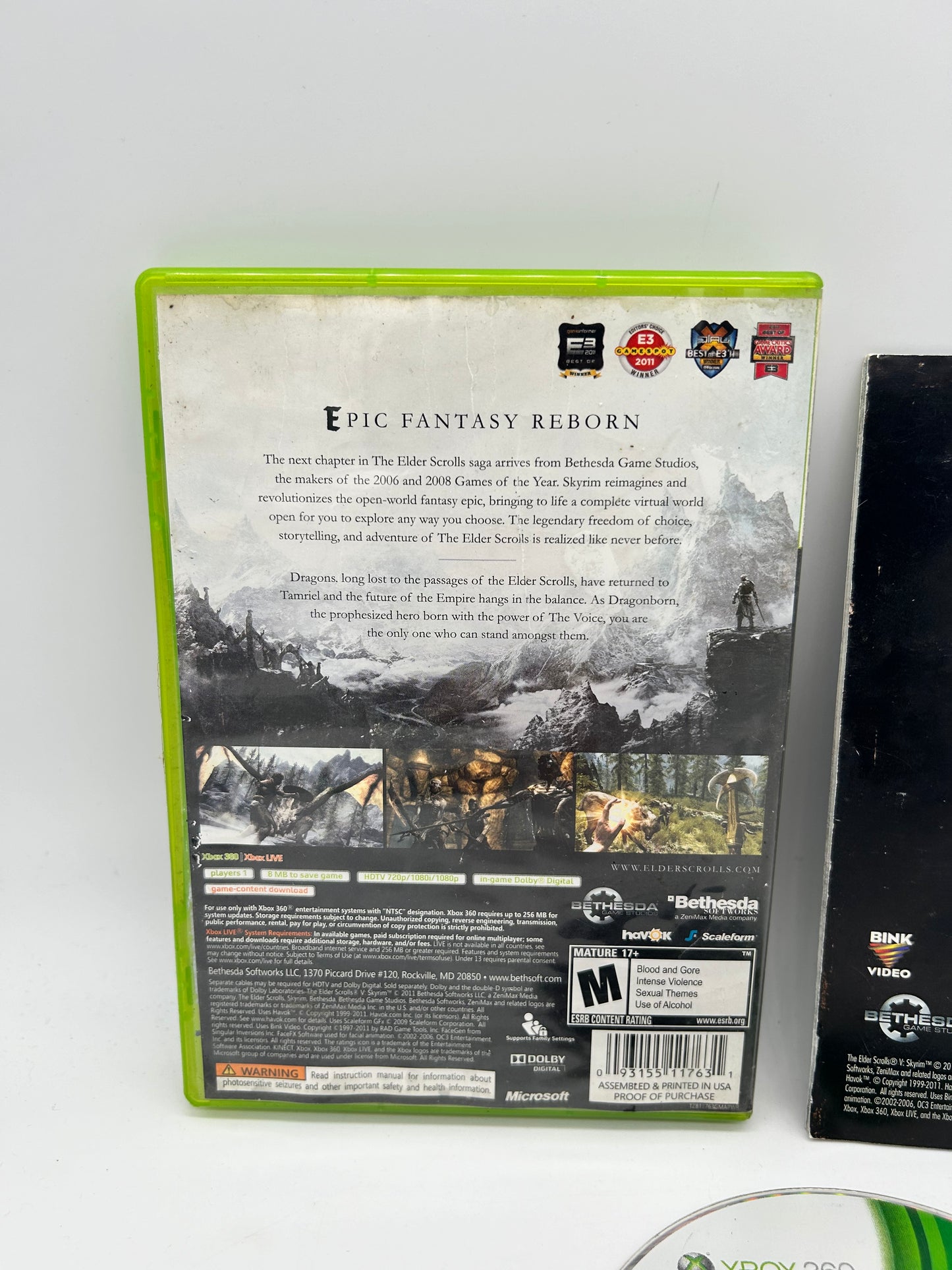 MiCROSOFT XBOX 360 | THE ELDER SCROLLS V SKYRiM