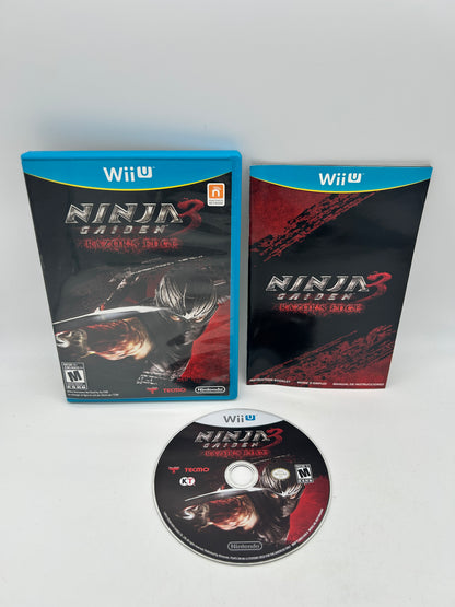 PiXEL-RETRO.COM : NINTENDO WII U COMPLET CIB BOX MANUAL GAME NTSC NINJA GAIDEN 3 RAZOR'S EDGE