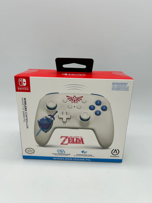 PiXEL-RETRO.COM : NINTENDO SWITCH CONTROLLER GAMEPAD NTSC POWERA WHITE THE LEGEND OF ZELDA