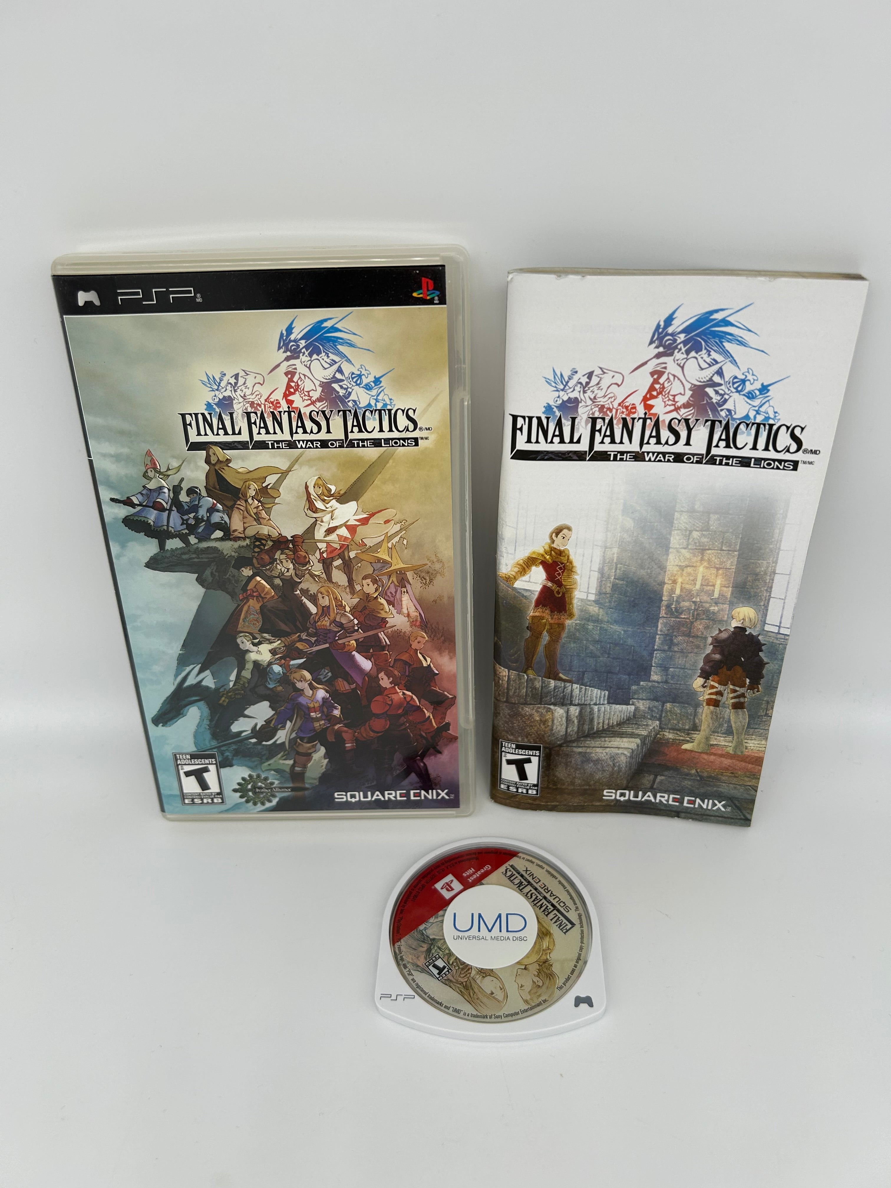 Final Fantasy Tactics: The purchases War of The Lions For Sony PSP SHIPS SAME DAY