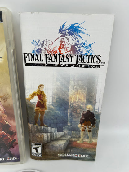 SONY PLAYSTATiON PORTABLE [PSP] | FiNAL FANTASY TACTiCS THE WAR OF THE LiONS