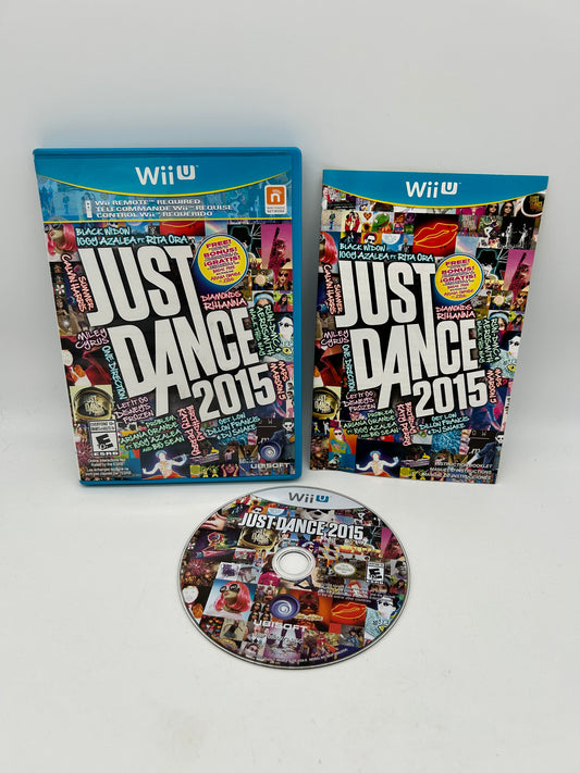 PiXEL-RETRO.COM : NINTENDO WII U COMPLET CIB BOX MANUAL GAME NTSC JUST DANCE 2015