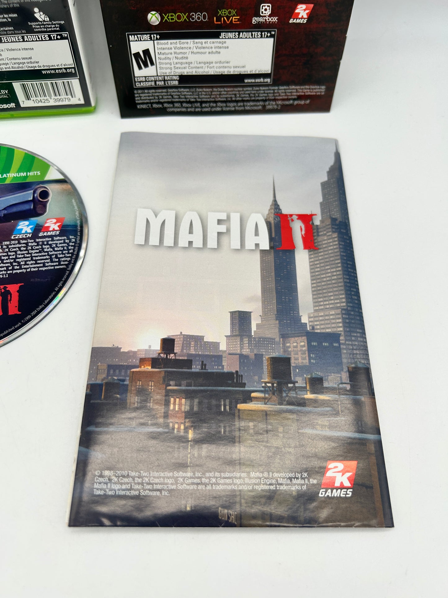 Microsoft XBOX 360 | MAFiA II | PLATiNUM HiTS BEST SELLER