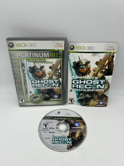 PiXEL-RETRO.COM : MICROSOFT XBOX 360 COMPLETE CIB BOX MANUAL GAME NTSC GHOST RECON ADVANCED WARFiGHTER