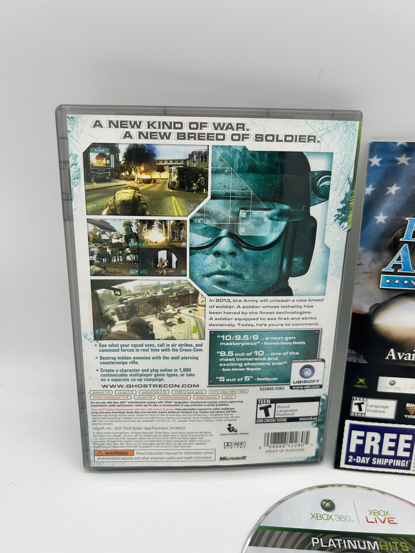 Microsoft XBOX 360 | TOM CLANCYS GHOST RECON ADVANCED WARFiGHTER | PLATiNUM HiTS