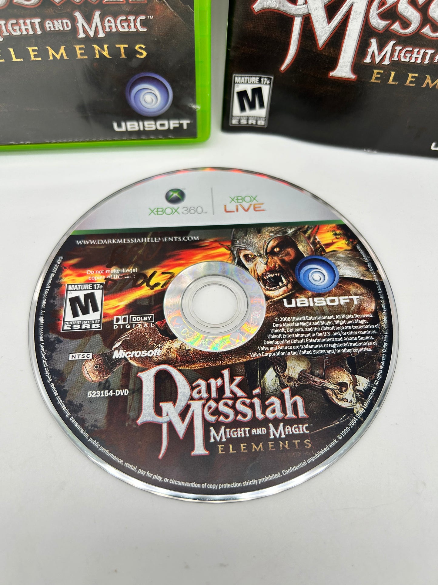 MiCROSOFT XBOX 360 | DARK MESSiAH MiGHT AND MAGiC ELEMENTS