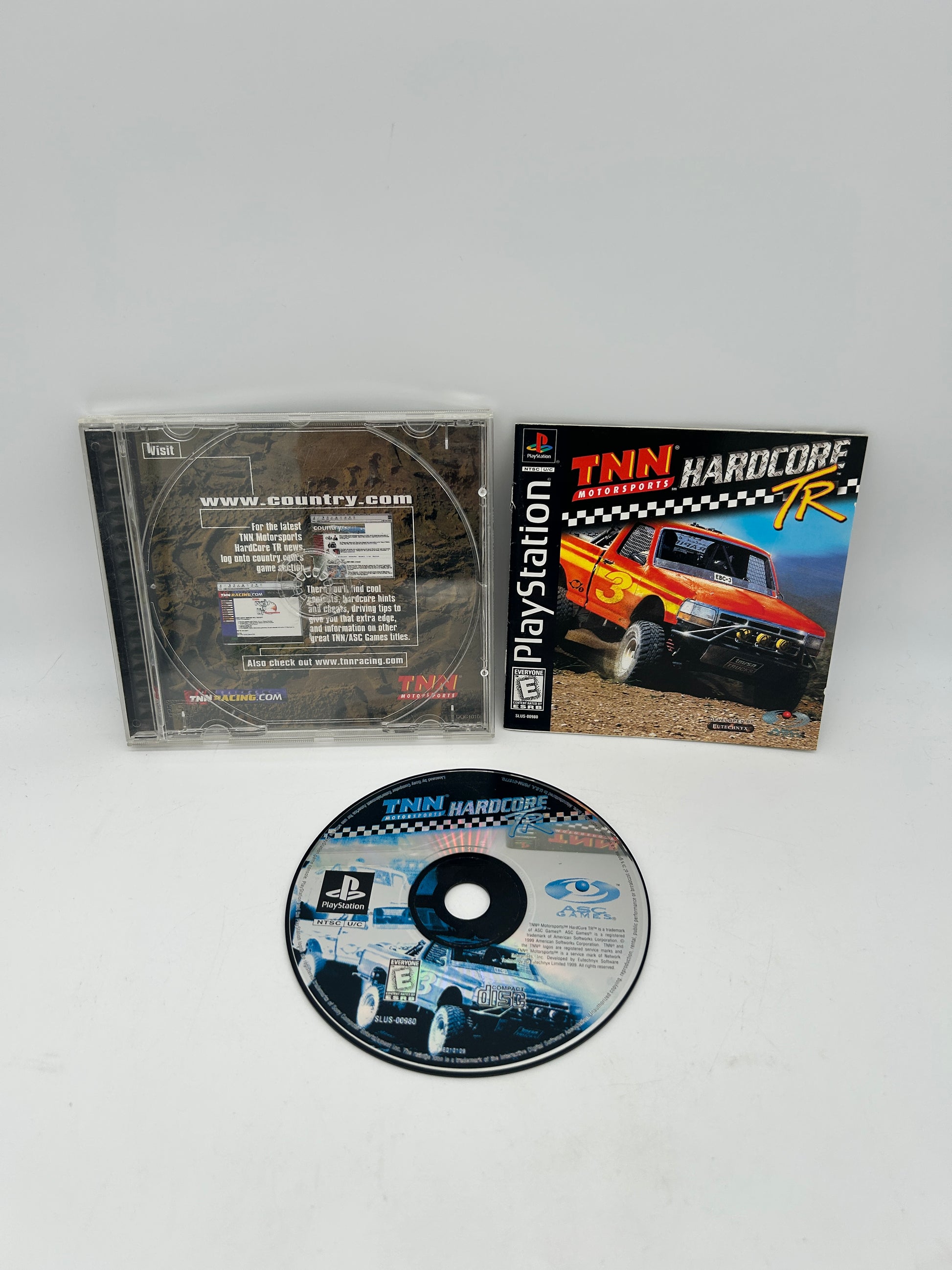 PiXEL-RETRO.COM : SONY PLAYSTATION (PS1) COMPLETE CIB BOX MANUAL GAME NTSC TNN MOTORSPORTS HARDCORE TR