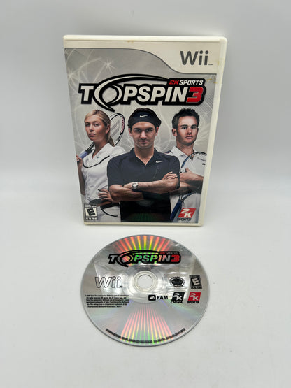 PiXEL-RETRO.COM : NINTENDO WII COMPLET CIB BOX MANUAL GAME NTSC TOP SPIN 3
