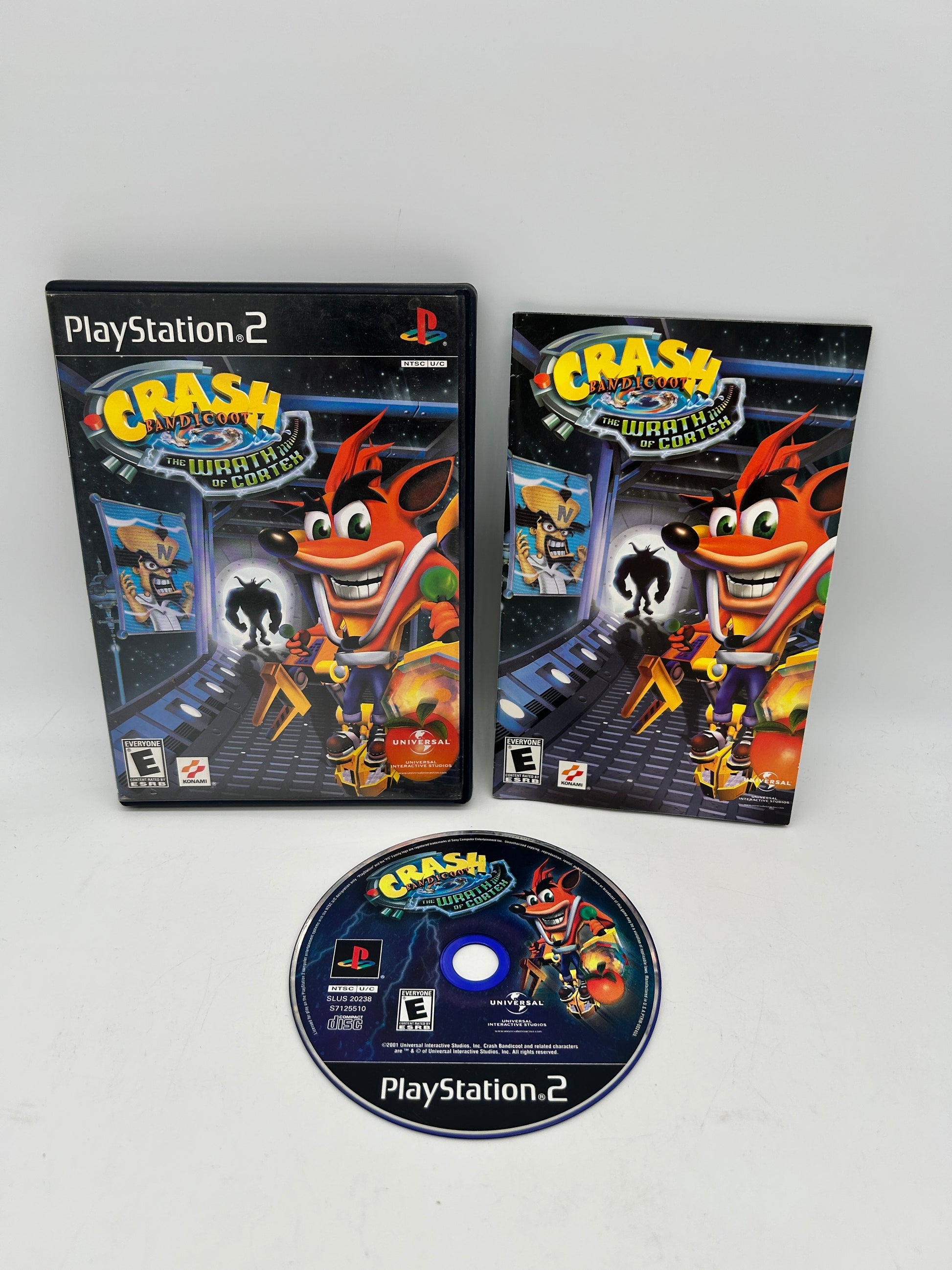 PiXEL-RETRO.COM : SONY PLAYSTATION 2 (PS2) COMPLET CIB BOX MANUAL GAME NTSC CRASH BANDICOOT THE WRATH OF CORTEX