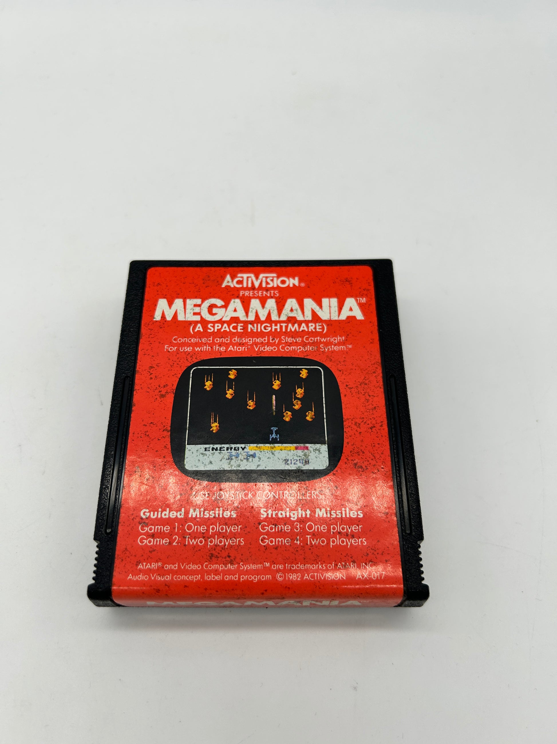 PiXEL-RETRO.COM : ATARI 2600 GAME NTSC MEGAMANIA A SPACE NIGHTMARE