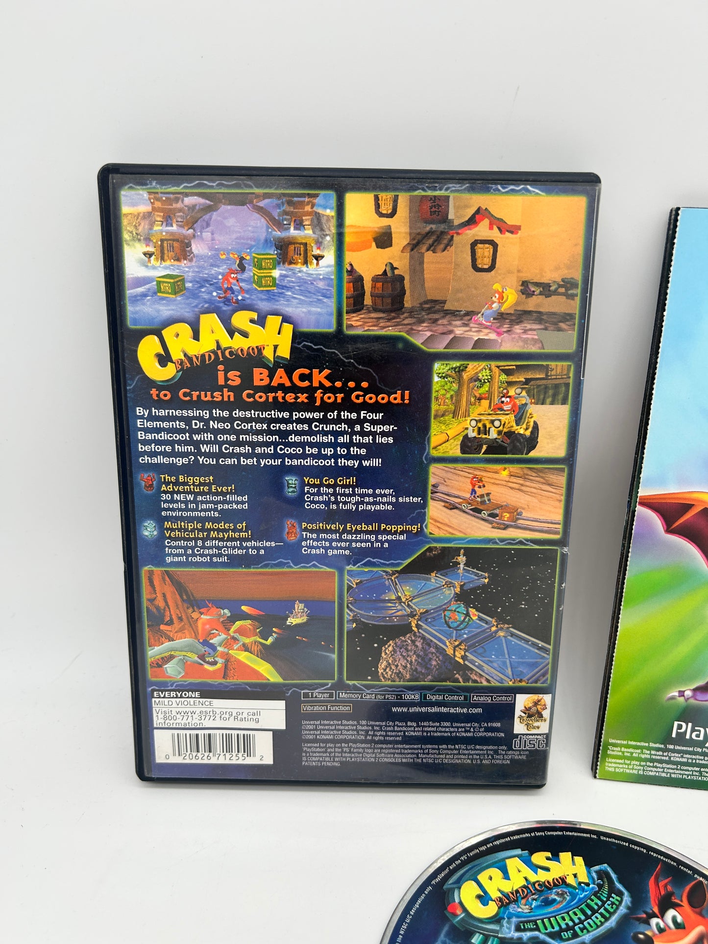 SONY PLAYSTATiON 2 [PS2] | CRASH BANDiCOOT THE WRATH OF CORTEX