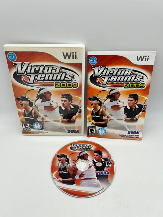PiXEL-RETRO.COM : NINTENDO WII COMPLET CIB BOX MANUAL GAME NTSC VIRTUA TENNIS 2009
