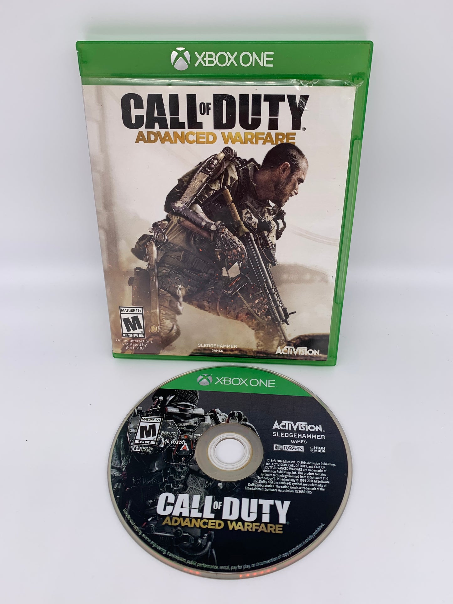 PiXEL-RETRO.COM : MICROSOFT XBOX ONE COMPLETE CIB BOX MANUAL GAME NTSC CALL OF DUTY ADVANCED WARFARE