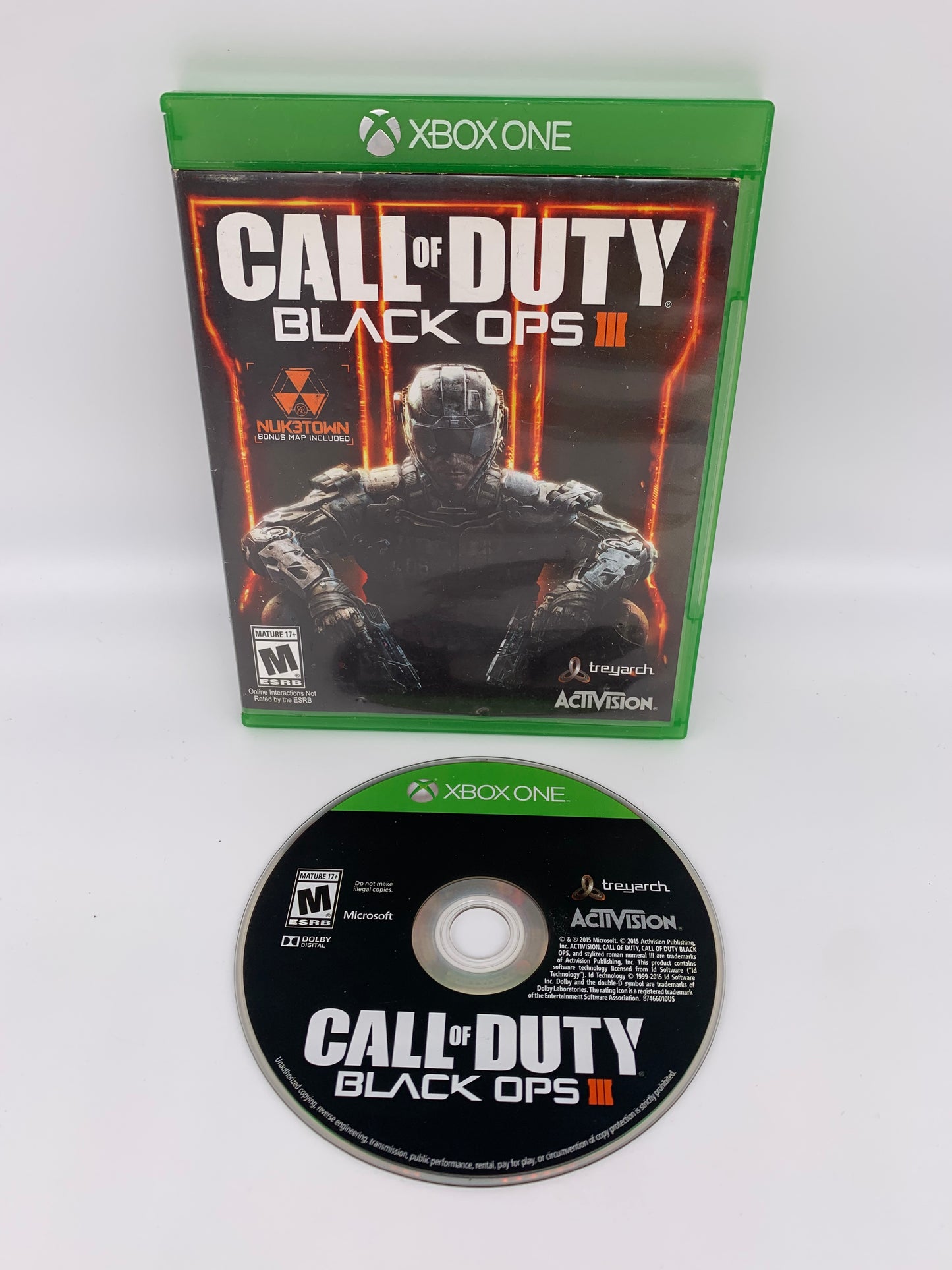 PiXEL-RETRO.COM : MICROSOFT XBOX ONE COMPLETE CIB BOX MANUAL GAME NTSC CALL OF DUTY BLACK OPS III 3