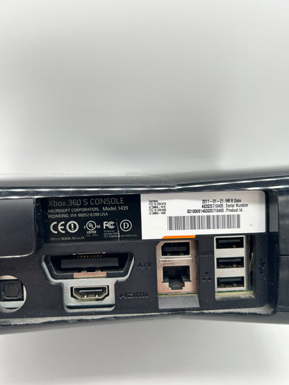 MiCROSOFT XBOX 360 CONSOLE | ORiGiNALE NOiRE S | MODEL 1439