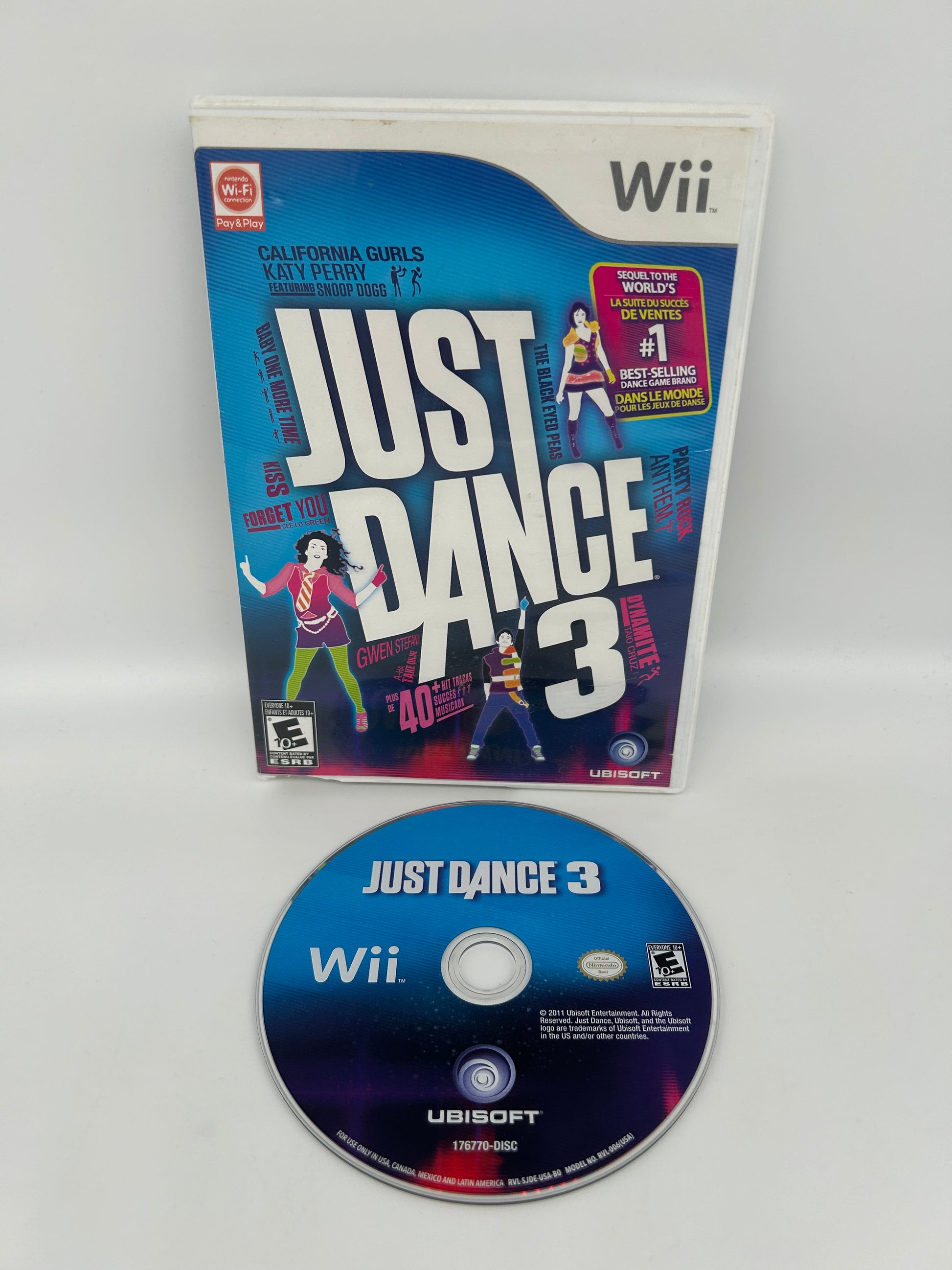 PiXEL-RETRO.COM : NINTENDO WII COMPLET CIB BOX MANUAL GAME NTSC JUST DANCE 3