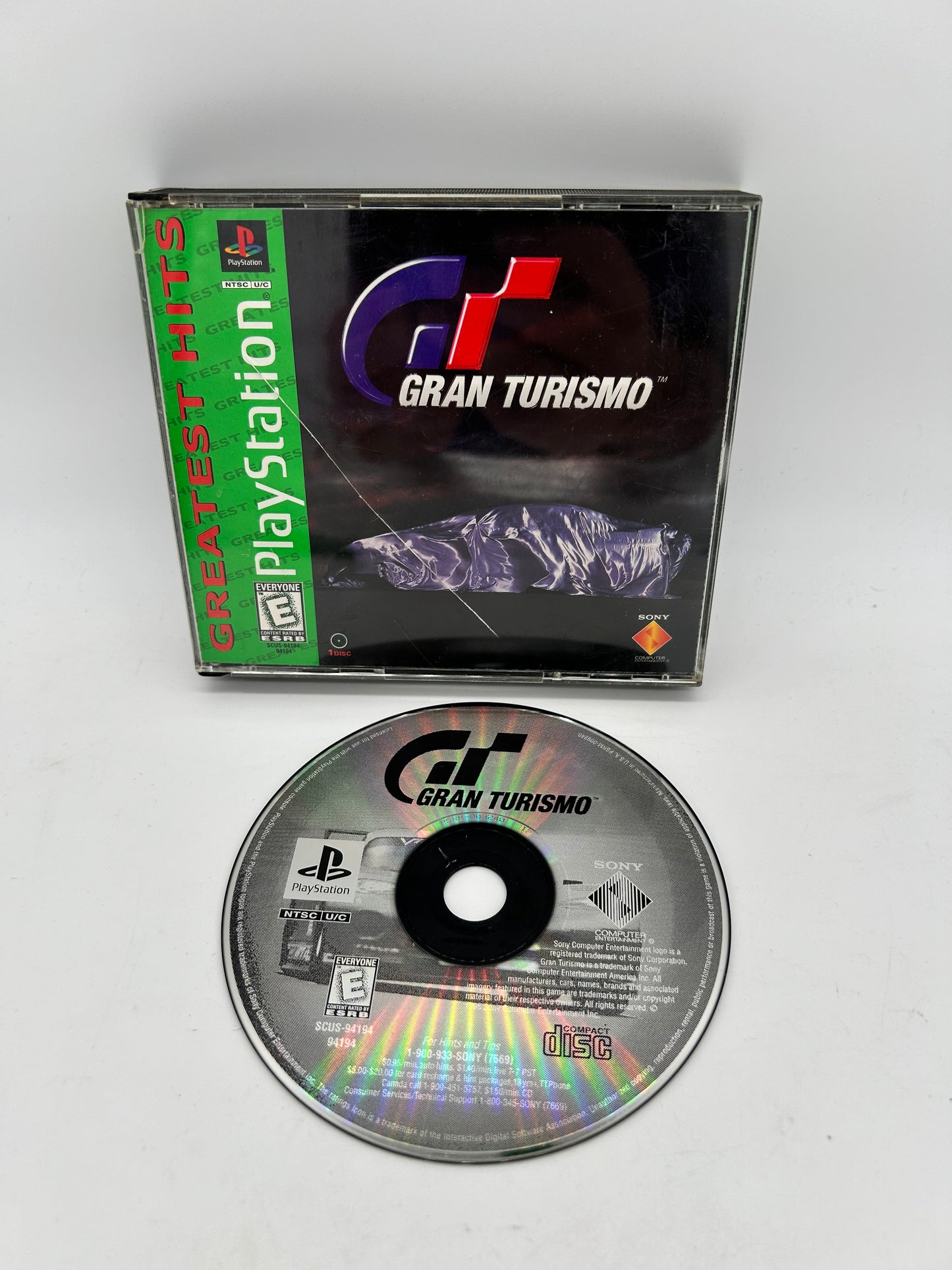 PiXEL-RETRO.COM : SONY PLAYSTATION (PS1) COMPLETE CIB BOX MANUAL GAME NTSC GRAN TURISMO GT