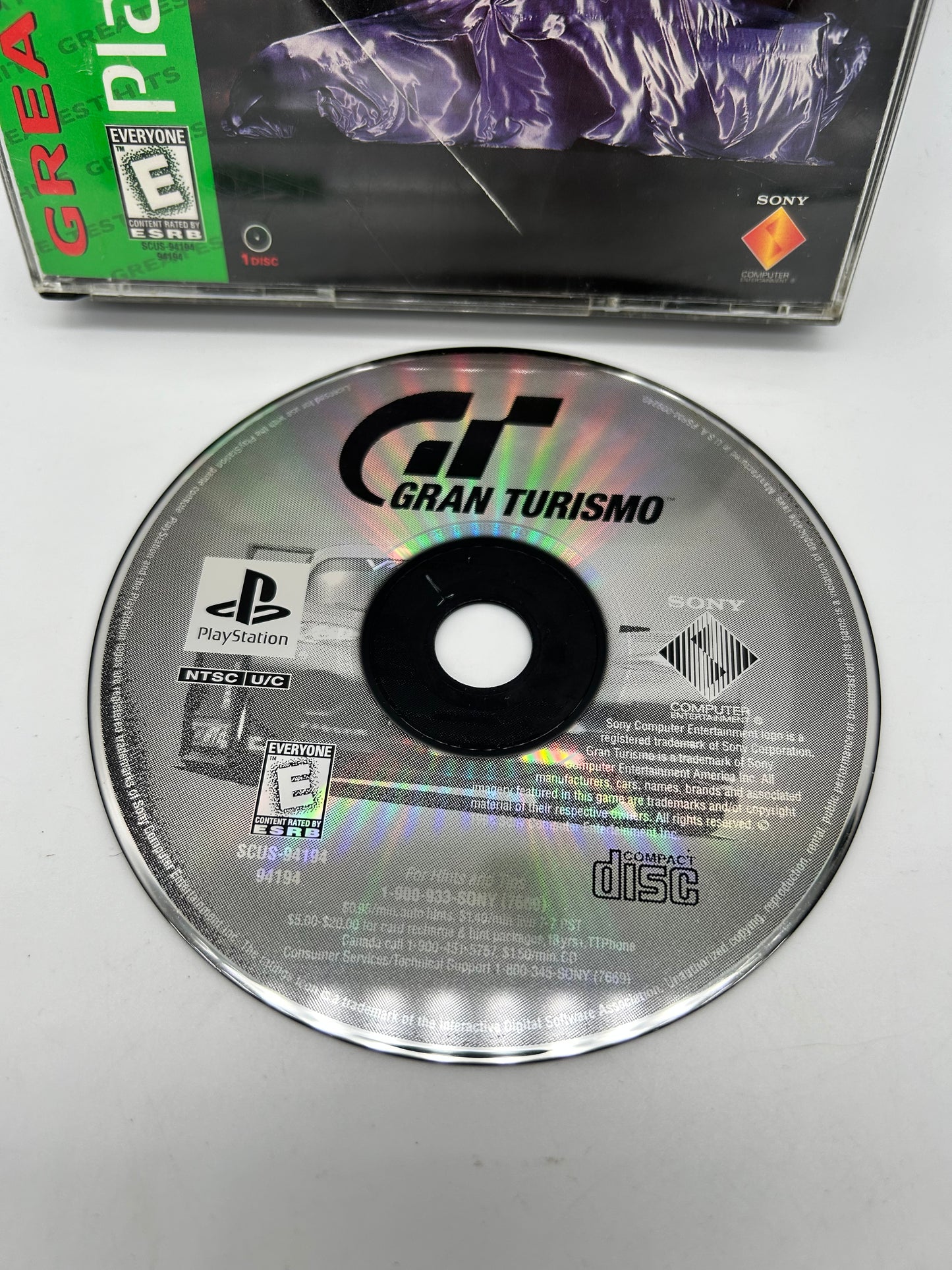 SONY PLAYSTATiON [PS1] | GRAN TURiSMO GT | GREATEST HiTS