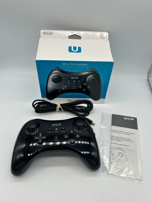 PiXEL-RETRO.COM : NINTENDO WII U NTSC BLACK CLASSIC PRO CONTROLLER 