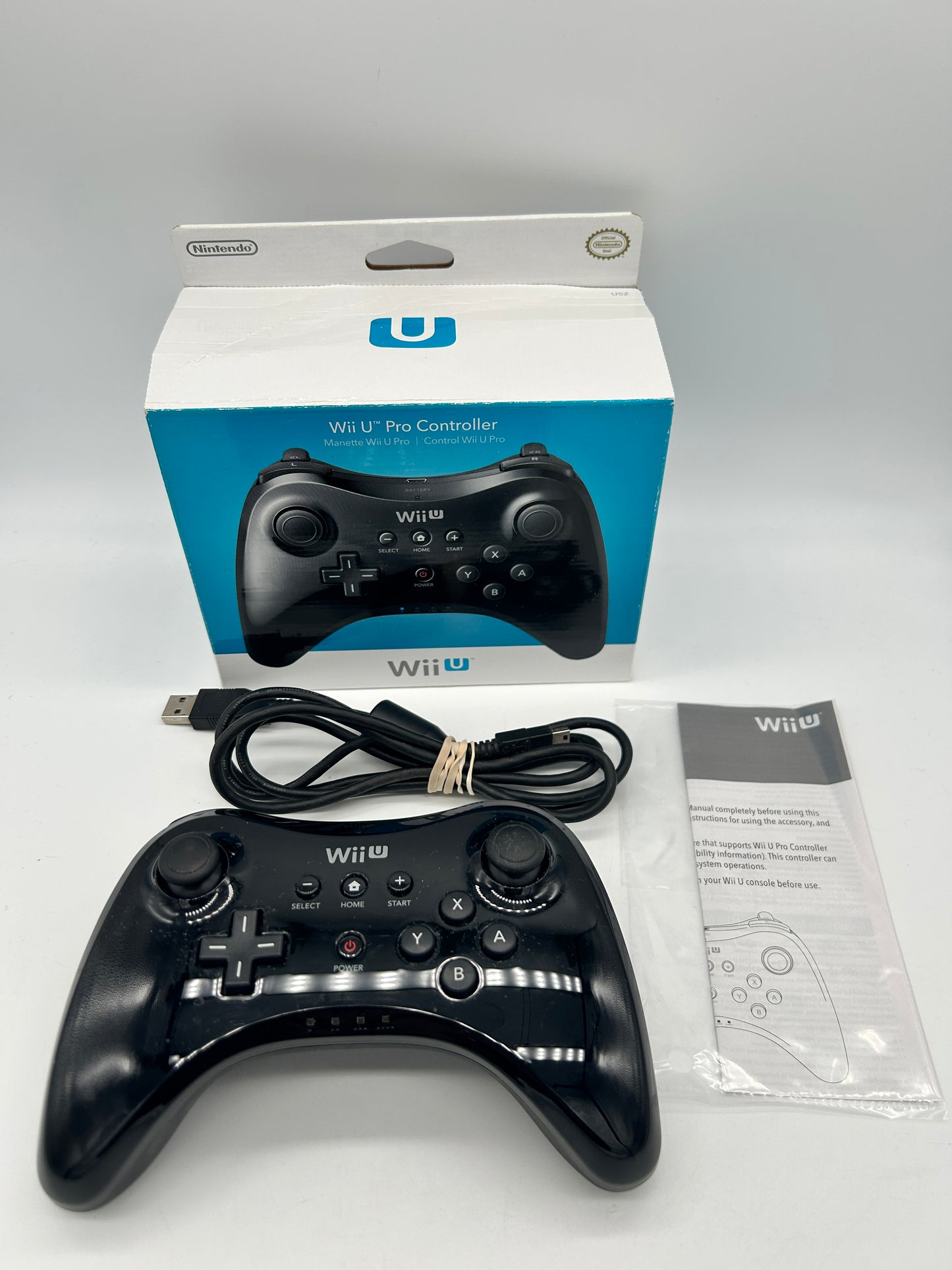 PiXEL-RETRO.COM : NINTENDO WII U NTSC BLACK CLASSIC PRO CONTROLLER 