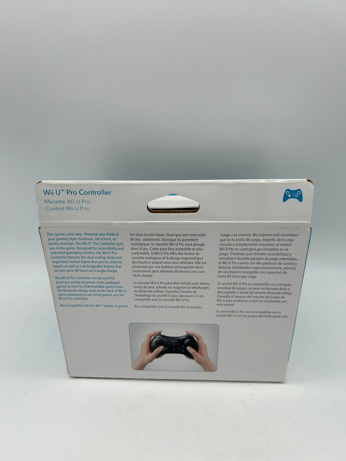 NiNTENDO Wii U MANETTE | CLASSiC PRO CONTROLLER NOiRE | WUP-005