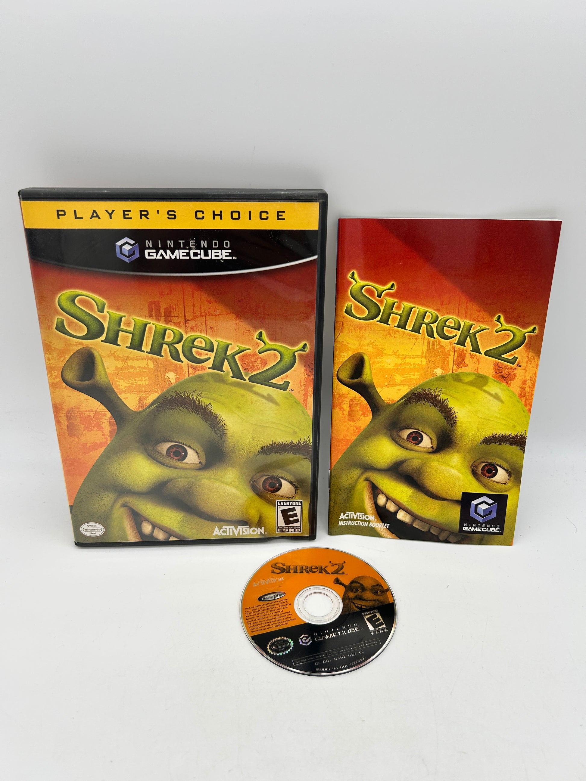 PiXEL-RETRO.COM : NINTENDO GAME CUBE SHREK 2 COMPLETE GAME BOX MANUAL NTSC