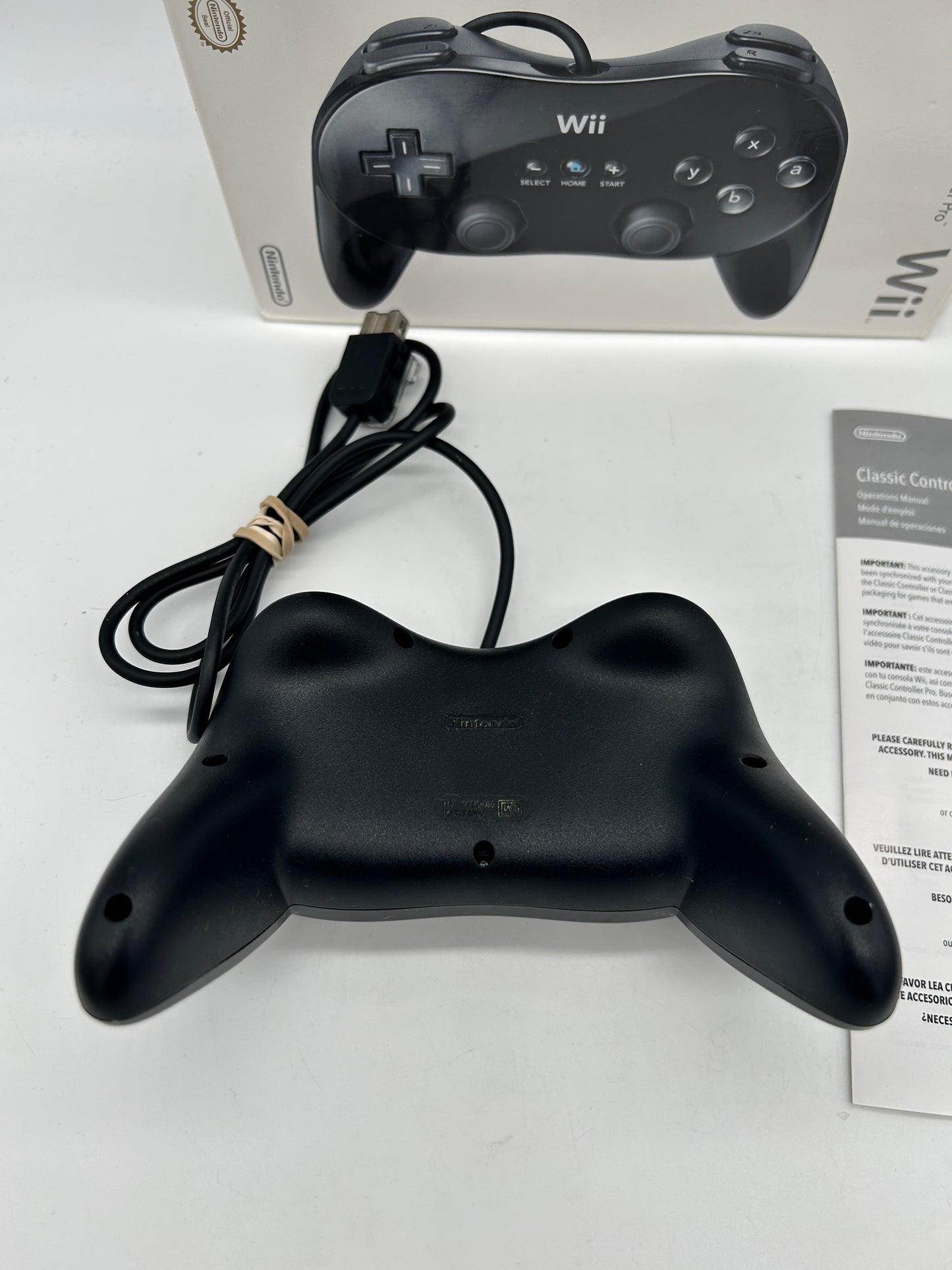 NiNTENDO Wii MANETTE | CLASSiC PRO NOiRE | RVL 005 (02)