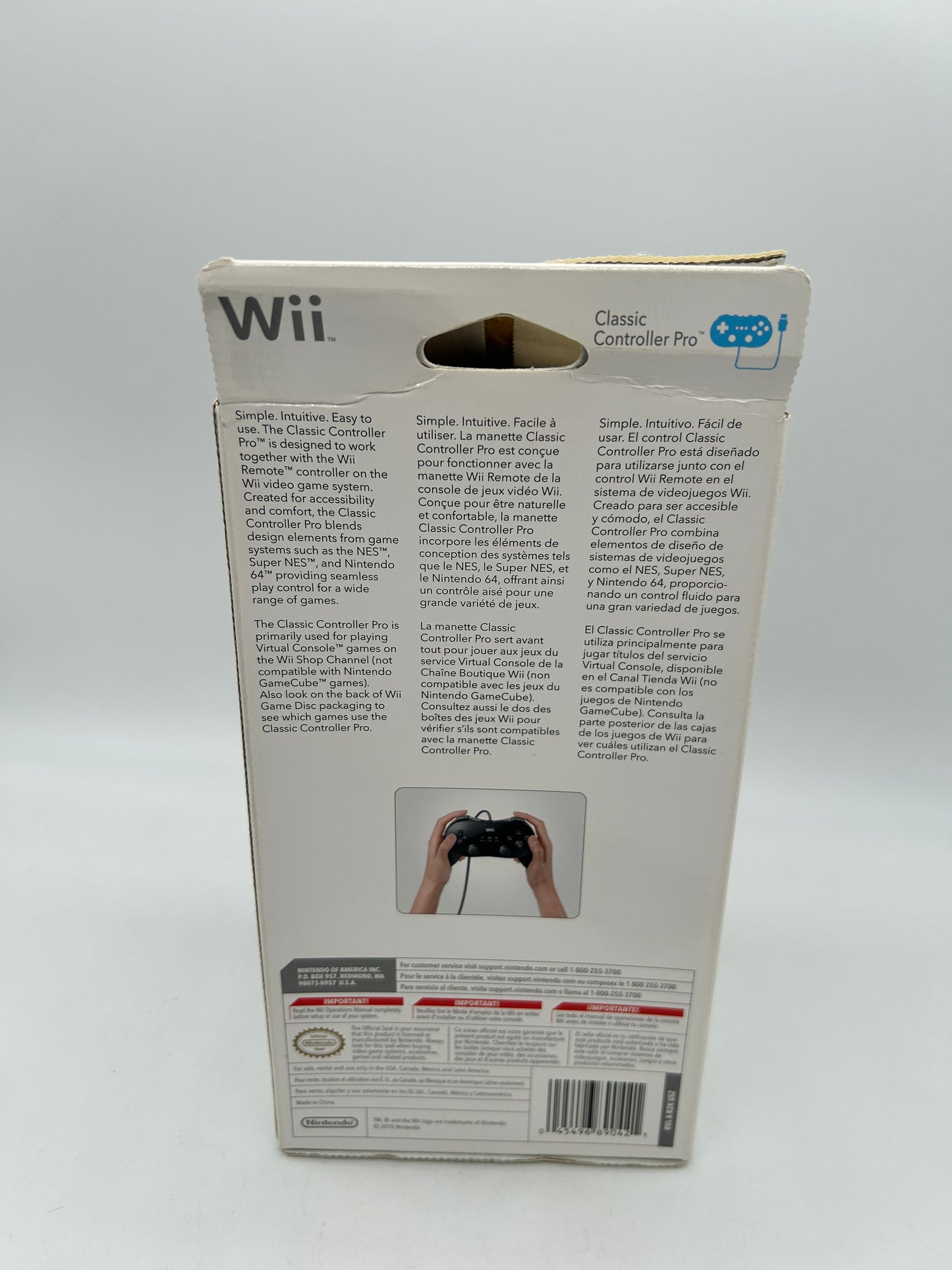 NiNTENDO Wii MANETTE | CLASSiC PRO NOiRE | RVL 005 (02)