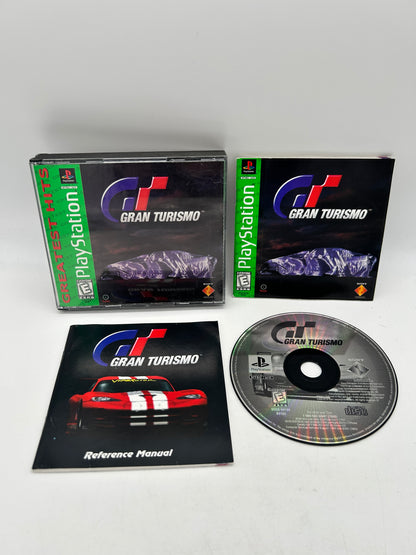 PiXEL-RETRO.COM : SONY PLAYSTATION (PS1) COMPLETE CIB BOX MANUAL GAME NTSC GRAN TURISMO GT