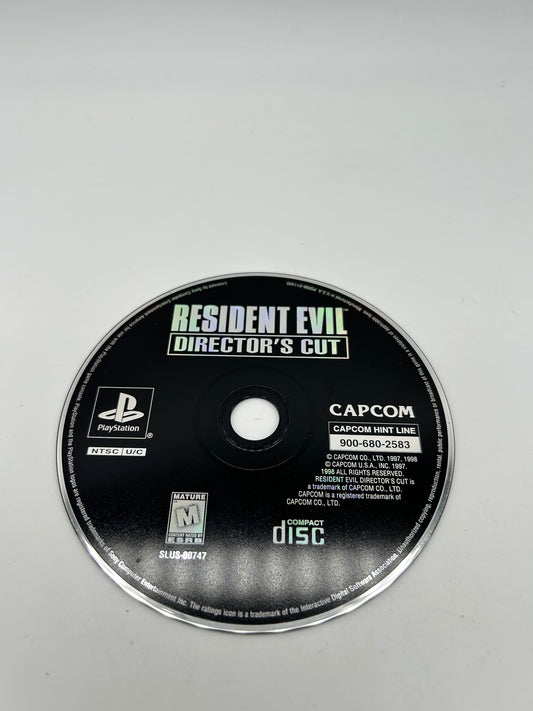 PiXEL-RETRO.COM : SONY PLAYSTATION (PS1) COMPLETE CIB BOX MANUAL GAME NTSC RESIDENT EVIL DIRECTOR'S CUT