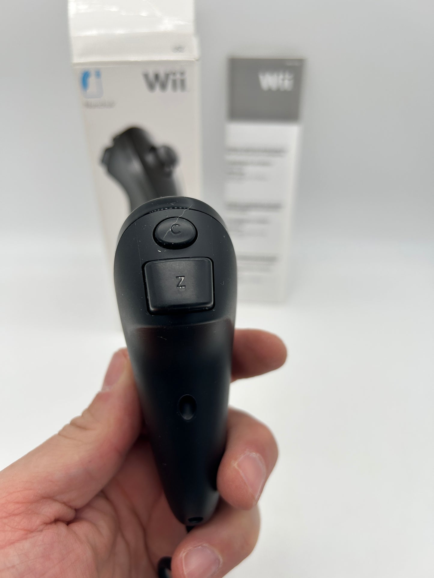 NiNTENDO Wii MANETTE | NUNCHUK OFFiCiEL NOiR
