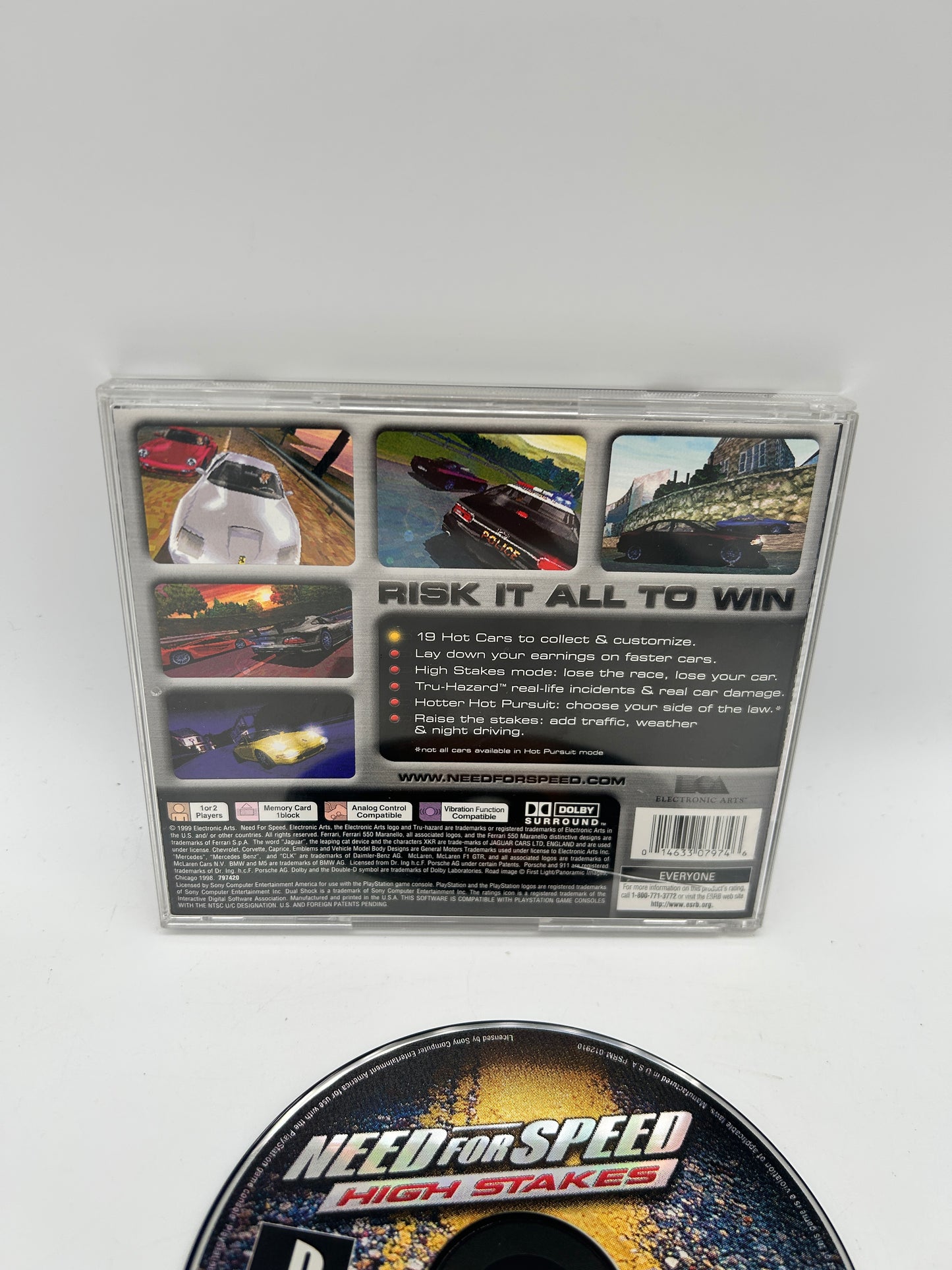 SONY PLAYSTATiON [PS1] | NEED FOR SPEED HiGH STAKES