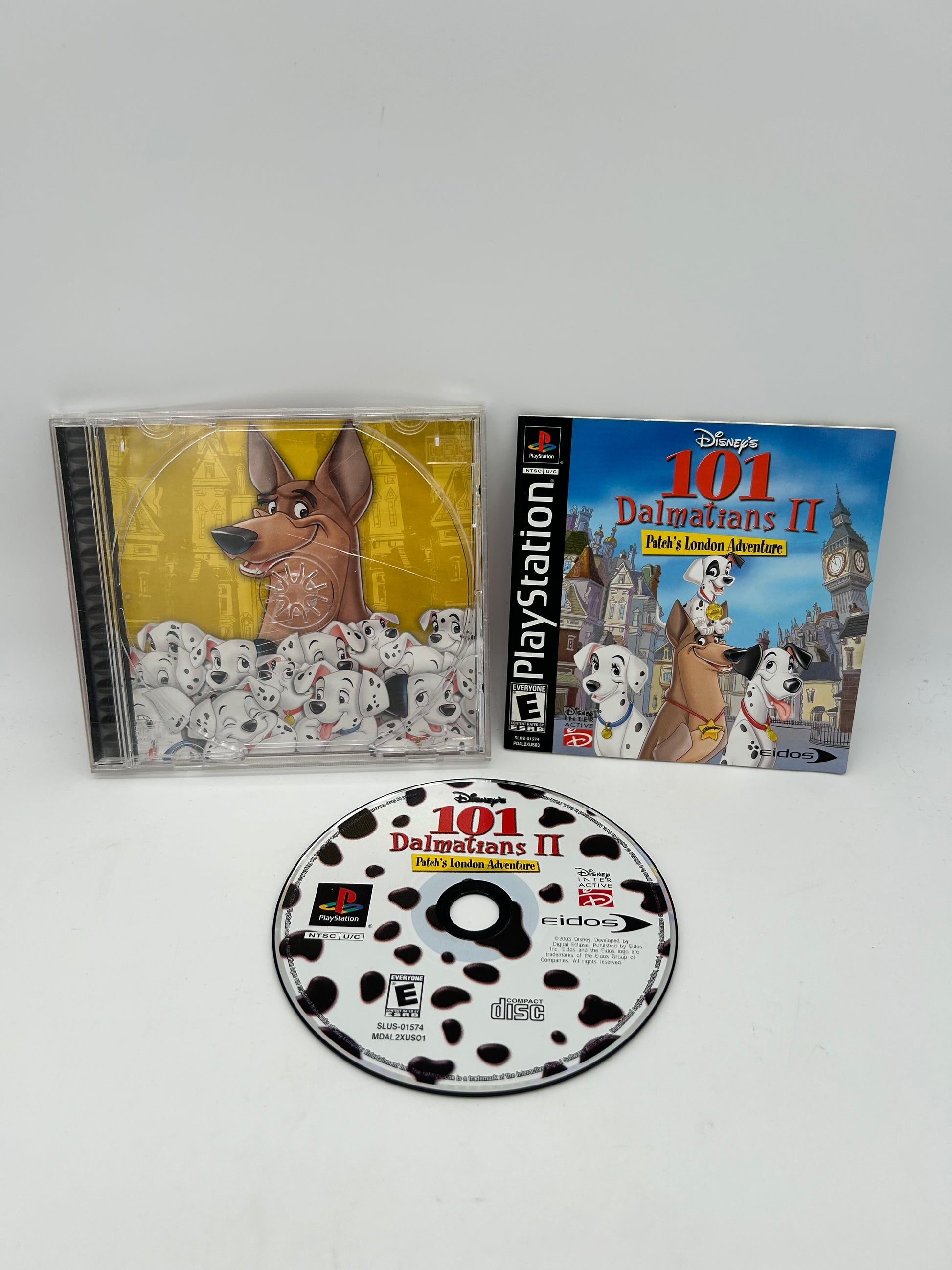 PiXEL-RETRO.COM : SONY PLAYSTATION (PS1) COMPLETE CIB BOX MANUAL GAME NTSC 101 DALMATIANS II PATCH'S LONDON ADVENTURE
