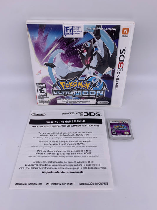 PiXEL-RETRO.COM : NINTENDO 3DS (3DS) COMPLETE CIB BOX MANUAL GAME NTSC POKEMON ULTRA MOON
