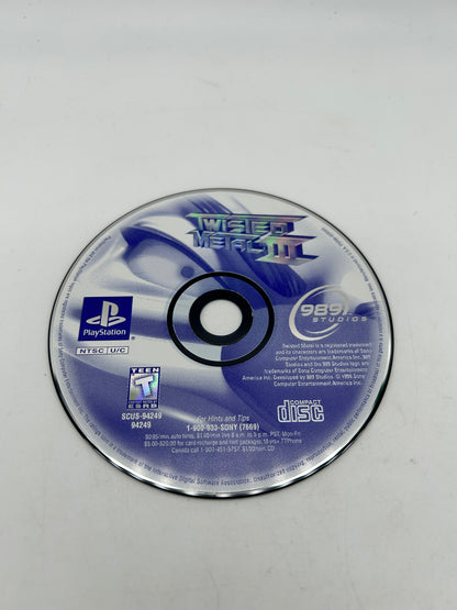 PiXEL-RETRO.COM : SONY PLAYSTATION (PS1) COMPLETE CIB BOX MANUAL GAME NTSC TWISTED METAL III 3