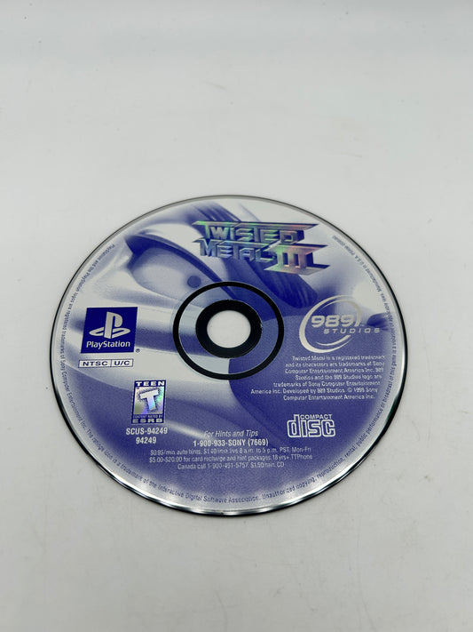 PiXEL-RETRO.COM : SONY PLAYSTATION (PS1) COMPLETE CIB BOX MANUAL GAME NTSC TWISTED METAL III 3