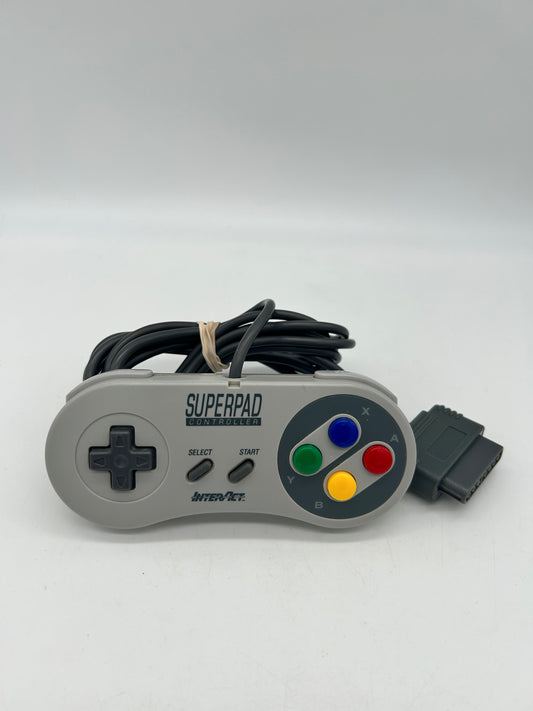 PiXEL-RETRO.COM : SUPER NINTENDO SYSTEM (SNES) CONTROLLER JOYSTICK, NTSC SUPERPAD INTERACT