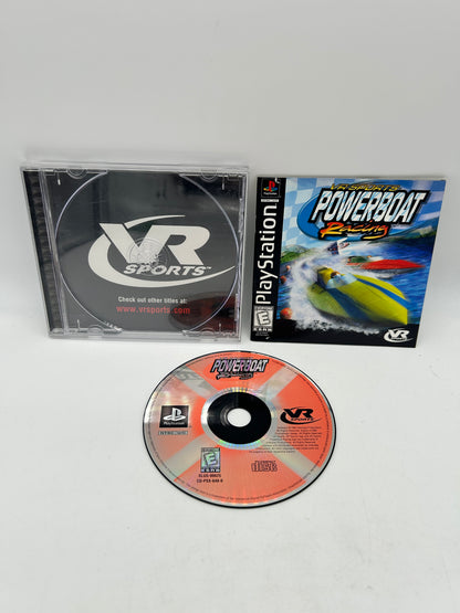 PiXEL-RETRO.COM : SONY PLAYSTATION (PS1) COMPLETE CIB BOX MANUAL GAME NTSC VR SPORTS POWERBOAT RACING