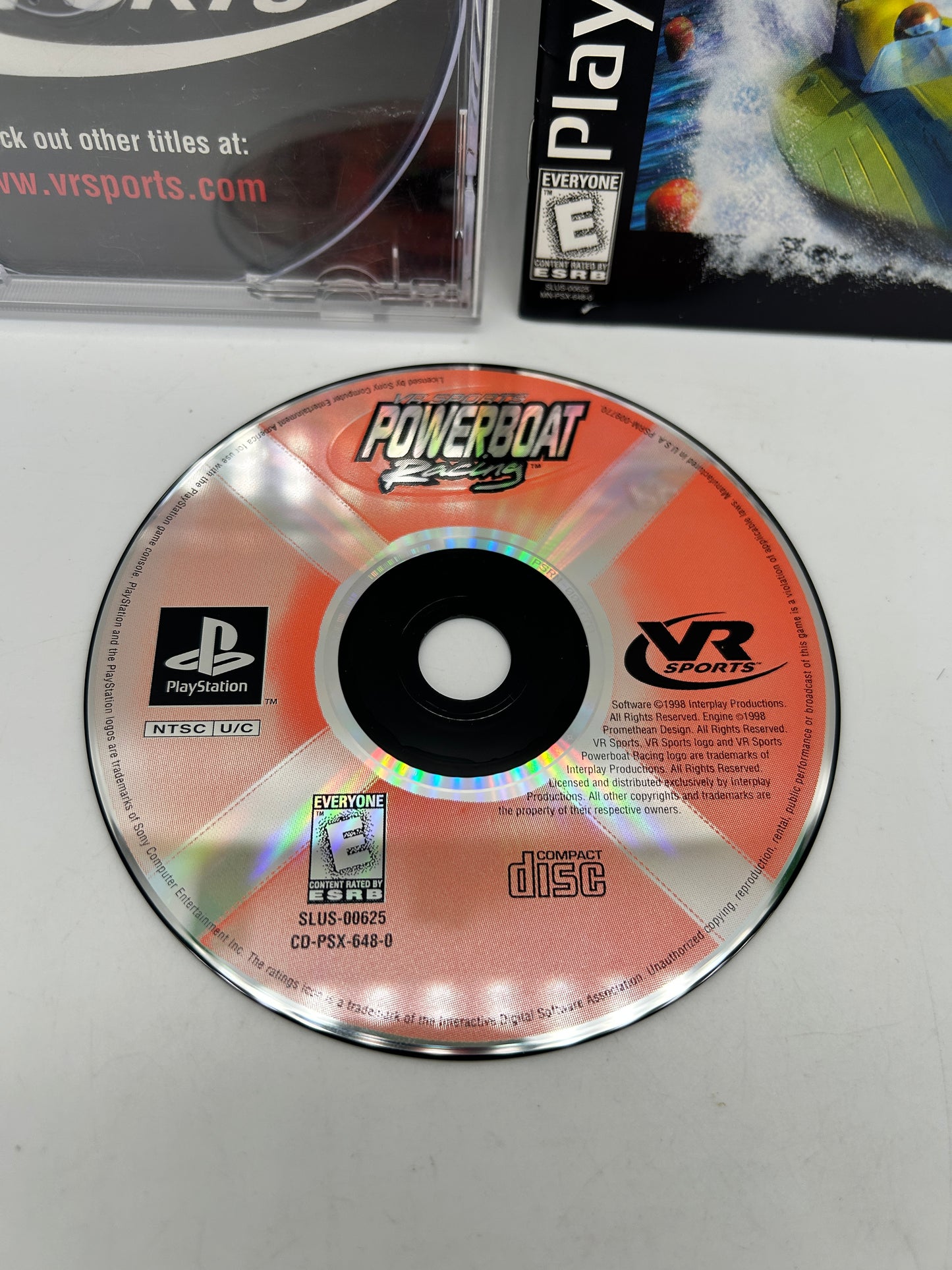 SONY PLAYSTATION [PS1] | VR SPORTS POWERBOAT RACING