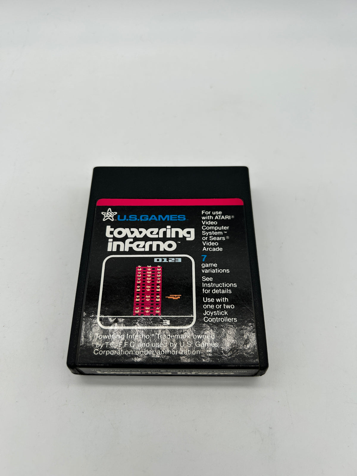 PiXEL-RETRO.COM : ATARI 2600 GAME NTSC TOWERING INFERNO