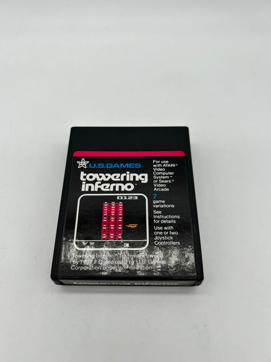 PiXEL-RETRO.COM : ATARI 2600 GAME NTSC TOWERING INFERNO