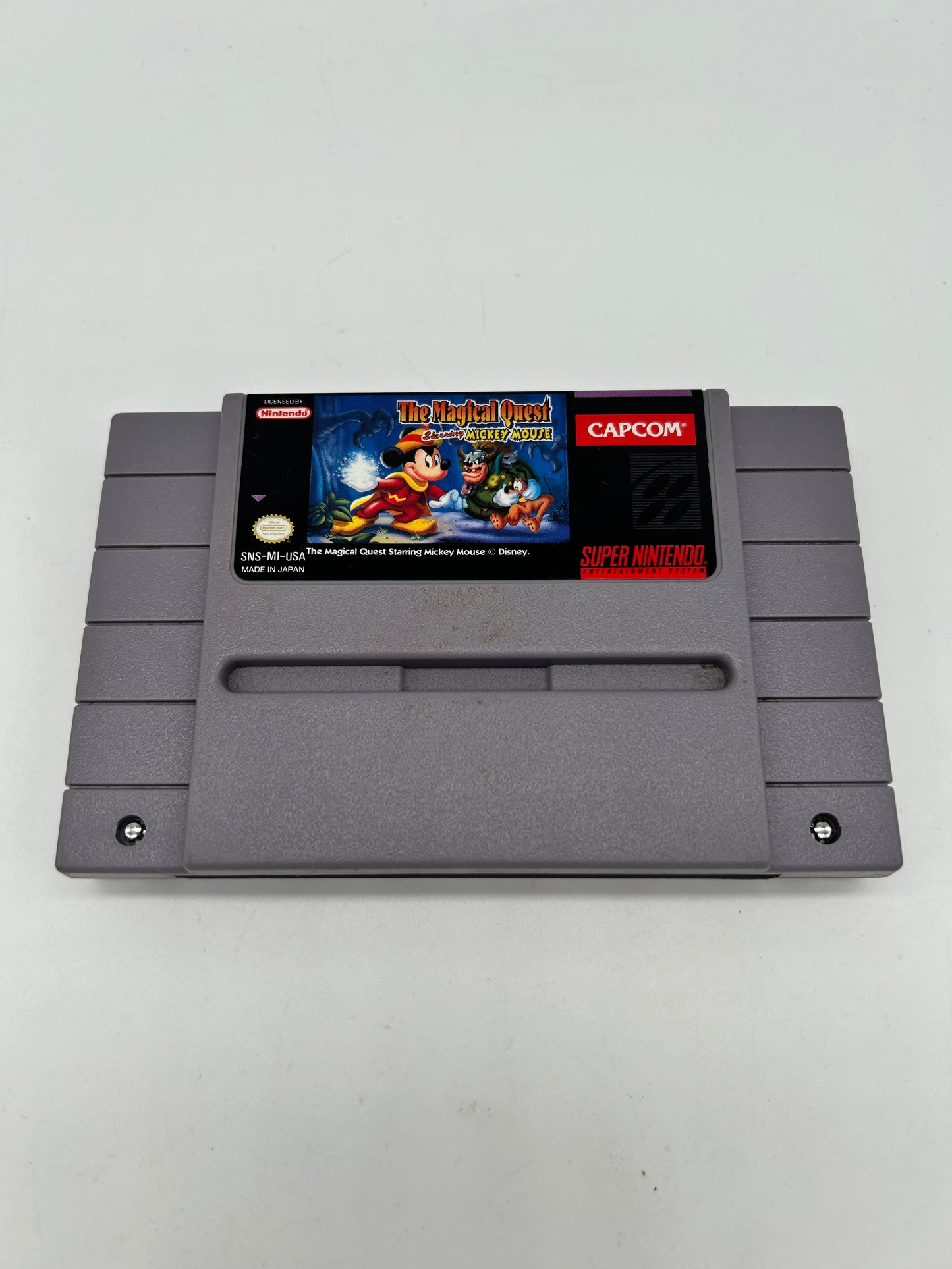 PiXEL-RETRO.COM : SUPER NINTENDO NES (SNES) GAME NTSC THE MAGICAL QUEST STARRING MICKEY MOUSE