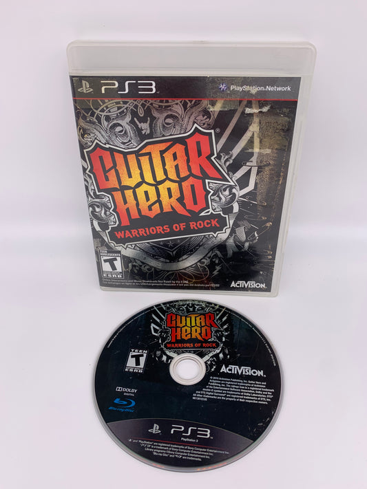 PiXEL-RETRO.COM : SONY PLAYSTATION 3 (PS3) COMPLET CIB BOX MANUAL GAME NTSC GUITAR HERO WARRIORS OF ROCK