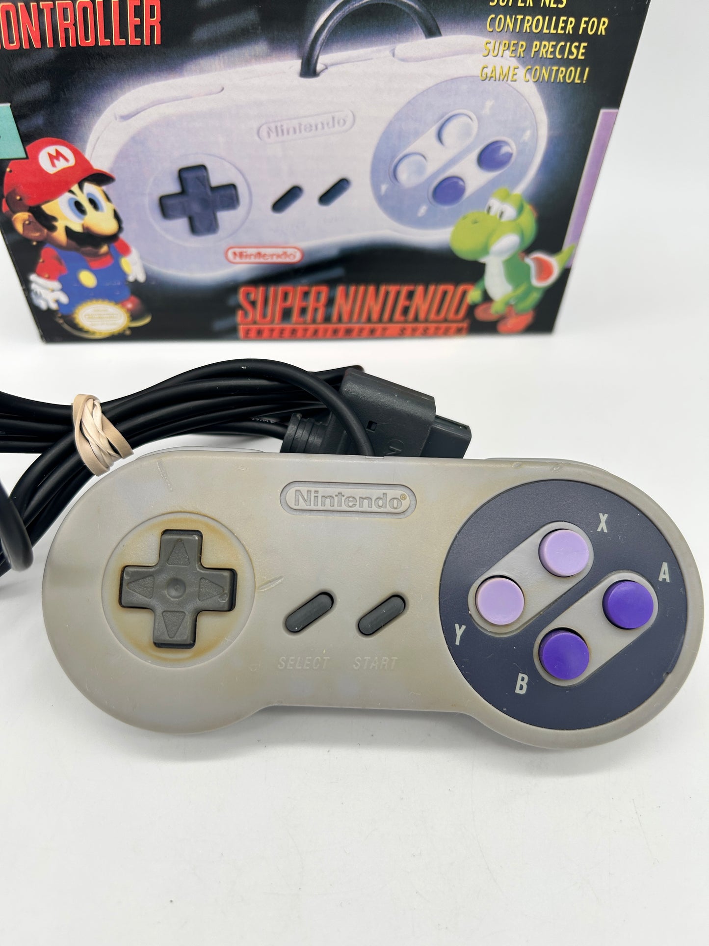 SUPER NiNTENDO [SNES] MANETTE | MODEL SNS-102 JUNiOR CONTROLLER