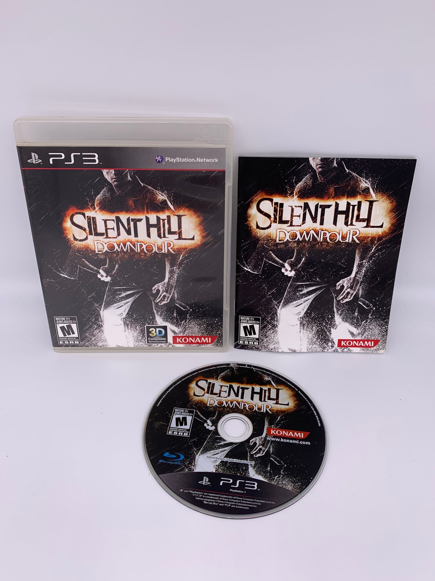 PiXEL-RETRO.COM : SONY PLAYSTATION 3 (PS3) COMPLET CIB BOX MANUAL GAME NTSC SILENT HILL DOWNPOUR