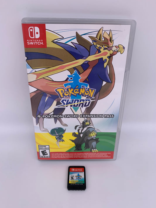 PiXEL-RETRO.COM : NINTENDO SWITCH NEW SEALED IN BOX COMPLETE MANUAL GAME NTSC POKEMON SWORD + EXPANSION PASS